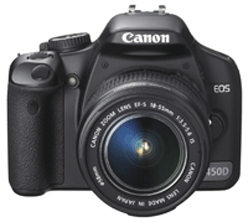 Canon EOS 450D SLR EF-S18-55mm IS LENS Kit
