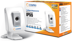Compro IP55 Intelligent HD Cube IP Security Camera