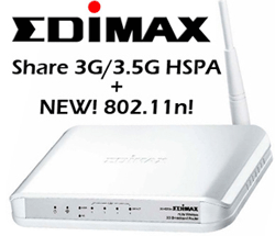 Edimax 3G-6200N Wireless 3G Broadband Router with Print Server