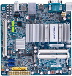 Foxconn D250S Intel D2500S Atom Dual Core CPU with Motherboard