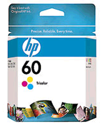 HP CC643A #60 Tri-Color Ink Cartridge