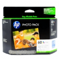 HP CG484AA #60 Color Photo Pack
