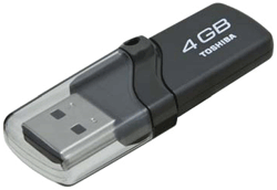 Toshiba 4GB TransMemory USB 2.0 Flash Drive