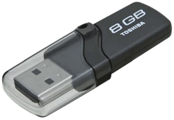 Toshiba 8GB TransMemory USB 2.0 Flash Drive