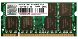 Transcend 2GB DDR2 800 Mhz SoDimm