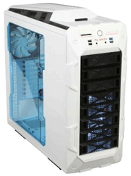 IN WIN GR One Full Tower Superb Expandability Design 8 Bay Steel Gaming Chasis (White)