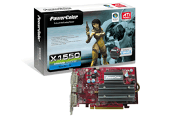 PowerColor X1550 256MB 128Bit PCI-E