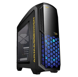 Armaggeddon T2Z MicroTron HoneyComb Design USB 3.0 Steel Gaming Case (Black)