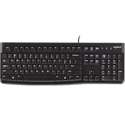 Logitech K120 USB Spill-resistant Typing Keyboard
