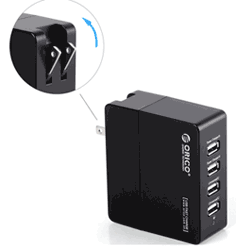 Orico 4 Port USB Travel Charging Adapter (DCX-4U)