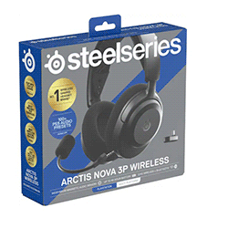 Steelseries Arctis Nova 3PW Wireless Multi-Platform Gaming Headset  Black (61686)