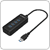 Orico U3R1H4 4 Port USB3.0 Ultra-Mini HUB with 8 inch Built-in USB3.0 Cable ( Black )